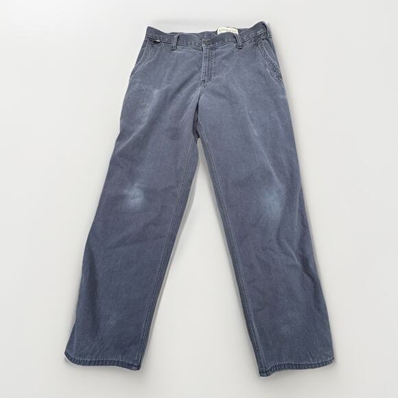 Carhartt Other - Carhartt FR Flame Resistant Cat 2 2112 Blue Work Pants Men’s 36x32